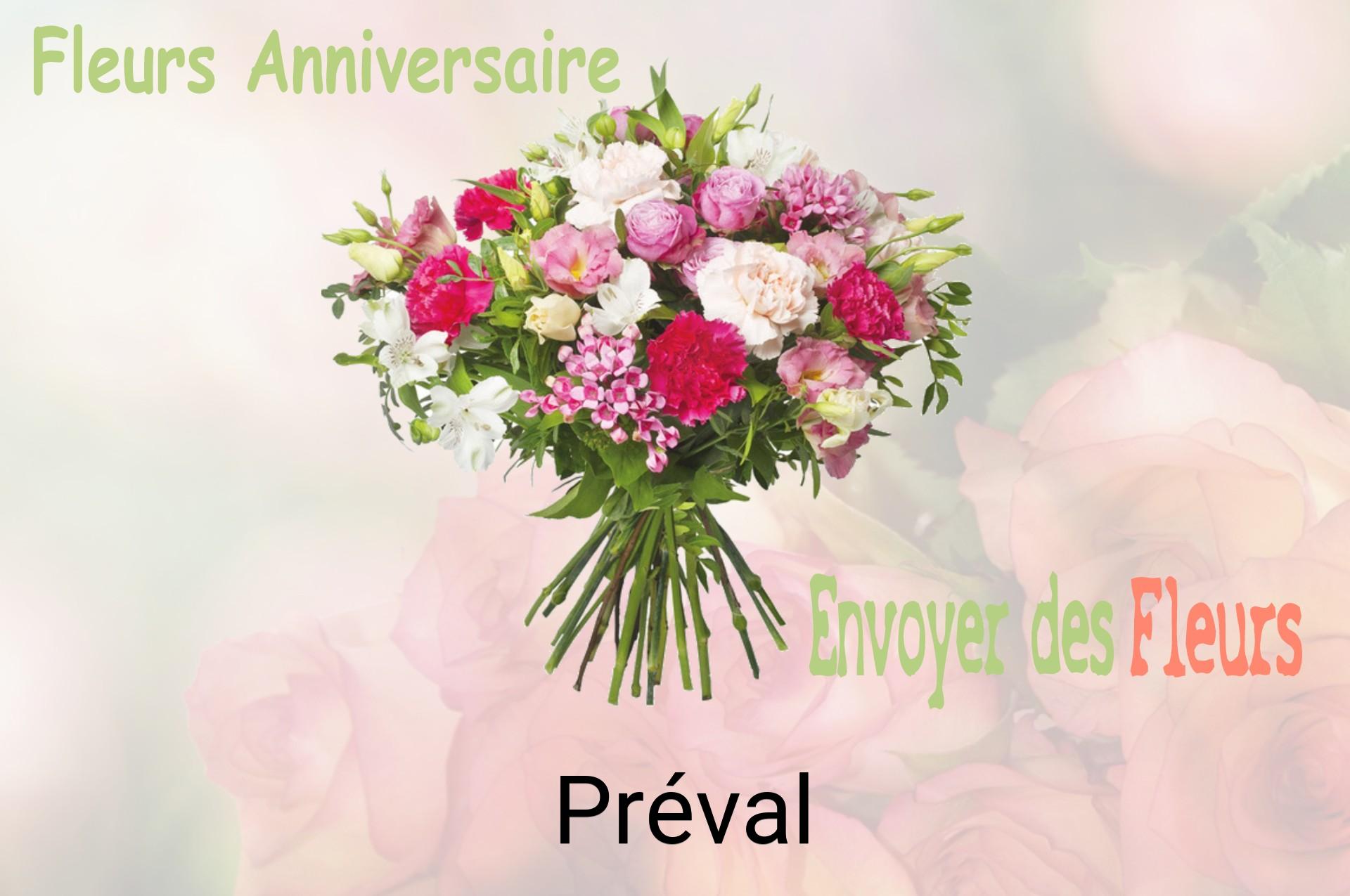 Bouquet de fleurs d’anniversaire livré à Préval